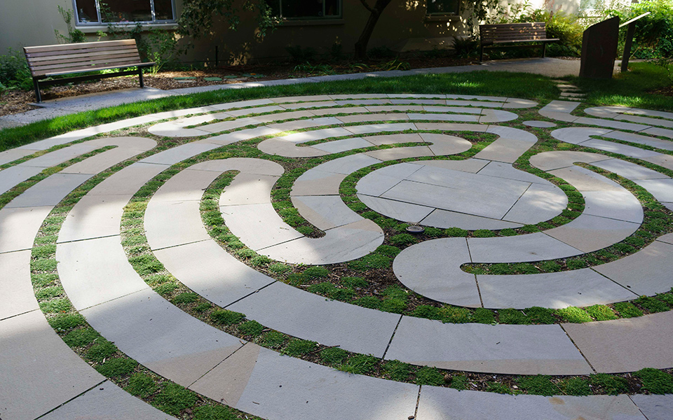Labyrinth at Loyola Garden                        